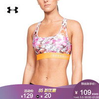 安德玛官方UA Crossback女子含胸垫运动内衣—中强度Under Armour-1307213 红色112 L