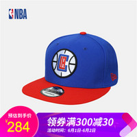 NBA New Era  快船队潮帽时尚篮球运动嘻哈棒球帽帽子 可调节 图片色 均码（56-62CM）