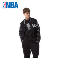 NBA潮流服饰  纽约尼克斯队男士时尚休闲运动外套MK0434AA 黑色 XL