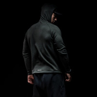 MSGD连帽卫衣男子春季 运动休闲套头薄绒上衣 Forest Green 深林绿 L