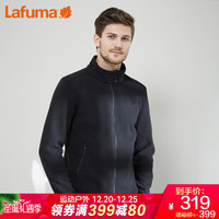 LAFUMA 法国乐飞叶男款户外登山徒步旅行加厚保暖抓绒衣男 LMJA8CR64 黑色BK 52(180/104A)