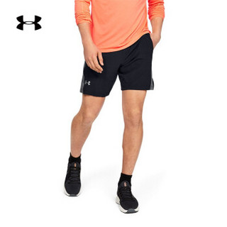 安德玛官方 UA Speedpocket男子9英寸运动短裤 Under Armour-1342921 黑色002 XL