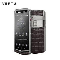 VERTU 纬图 ASTER P 巴洛克系列商务智能双卡双待 全网通4G高端特色手机 琥珀棕鳄鱼皮