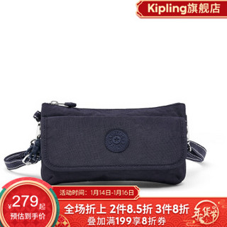 Kipling女款帆布轻便手提新款时尚休闲潮流附件包|VECKA STRAP 蓝紫色C