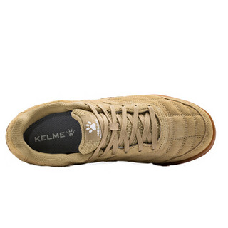 KELME/卡尔美 男鞋夏季新款耐磨舒适复古休闲鞋男板鞋6681014 小麦色 39