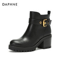 DAPHNE 达芙妮 1017605116 女士方跟短靴