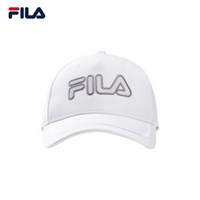 1FILA 斐乐官方White Line女子棒球帽 2019秋季新款潮流时尚个性鸭舌帽子 标准白-WT XS