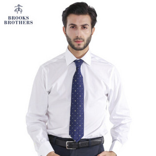 Brooks Brothers/布克兄弟男士Supima棉免烫正装衬衫1000006767 1001-白色 16/34