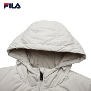 FILA 斐乐官方 女子羽绒服 2019冬季新款运动简约时尚羽绒服 糙米色-BG 175/92A/XL