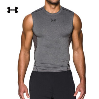 Under Armour 安德玛 UA男子 Armour 强力伸缩型无袖T恤-1257469 灰色090 L