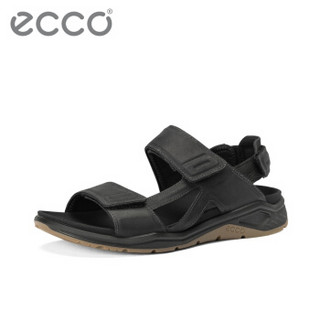 ECCO爱步男鞋夏季平底运动凉鞋沙滩鞋男 全速880614 黑色88061401001 41