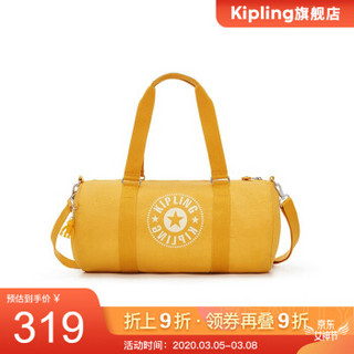 Kipling 凯浦林 女款帆布轻便斜挎单肩健身时尚简约休闲旅行斜挎包|ONALO 炫动黄