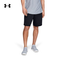 安德玛官方 UA MK-1 Wordmark 男子运动短裤 Under Armour-1345250 黑色001 M