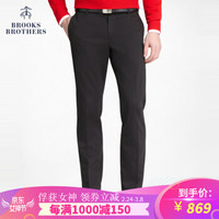 Brooks Brothers/布克兄弟男士商务正装西装休闲长裤1000006448 0004-黑色 3032