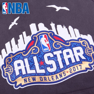 NBA 2017 全明星 男士连帽卫衣运动休闲外套 HQ0006AA 新奥尔良全明星外套 XL
