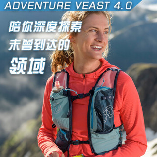 UD Adventure Vest4.0女款越野跑背包软水壶专业马拉松装备户外水袋包12L 苔藓绿80459418LC ML/LG胸围76-102CM