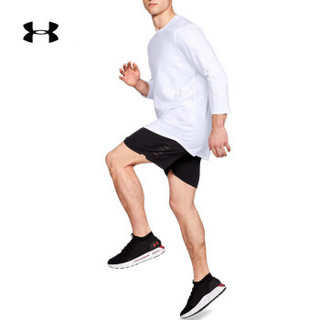 安德玛官方 UA Perpetual男子 七分运动T恤 Under Armour-1311028 白色100 S