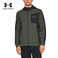 Under Armour 安德玛 UA男子 MicrothreadTerry拉链衫-1329724 绿色357 XXL