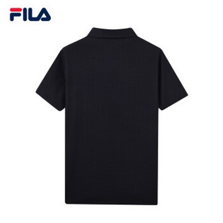 1FILA 斐乐官方Red Line系列 男子短袖POLO衫 2019夏季新品休闲针织短袖衫 传奇蓝-NV 170/92A/M