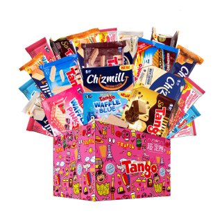 tango天章威化饼干零食礼包混合口味654g