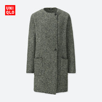 UNIQLO 优衣库 411746 女士中长款混纺针织大衣