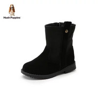 Hush Puppies 暇步士 DP9438 冬季儿童靴 黑色 33