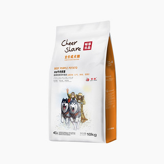 CheerShare 畅享 宠物狗粮 牛肉紫薯成犬粮 10kg