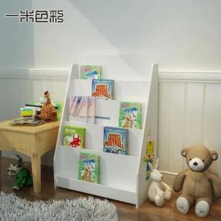 一米色彩 巧虎卡通儿童书架 粉红色 80*60*30cm