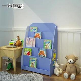 一米色彩 巧虎卡通儿童书架 粉红色 80*60*30cm