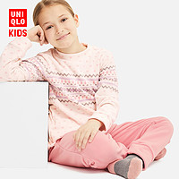  UNIQLO 优衣库 410065 女童摇粒绒起居套装