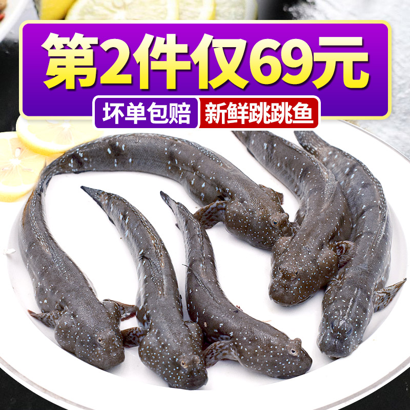 鲜外鲜跳跳鱼弹涂鱼滩涂鱼500g2532条