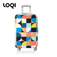  LOQI 几何系列 拉杆行李箱套 圆圈 S