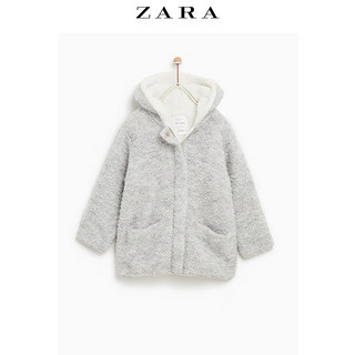 ZARA 01869700809 女童抓绒大衣外套