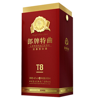 LANGJIU 郎酒 郎牌特曲 T8 42%vol 浓香型白酒 500ml 单瓶装