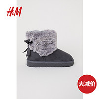 H&M 0623994 女童加绒雪地靴