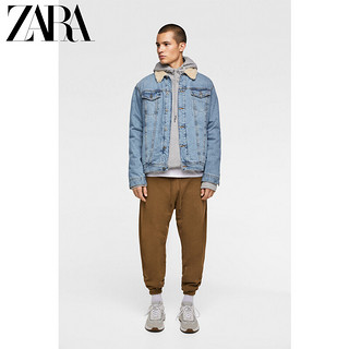 ZARA 05575390406 男士绒毛内衬牛仔外套  