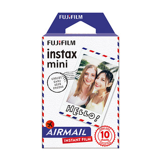 FUJIFILM 富士 instax mini 拍立得相纸 航空信件款 3寸花边