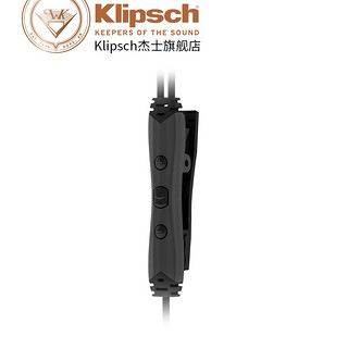 Klipsch 杰士  AS-5i 耳机 (通用、动圈、耳挂式) 黑色