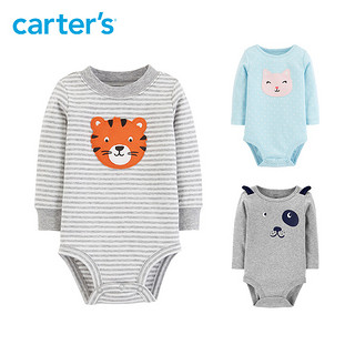 Carters 男女宝宝长袖连体衣