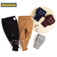 Balabala 巴拉巴拉 女童加绒打底裤