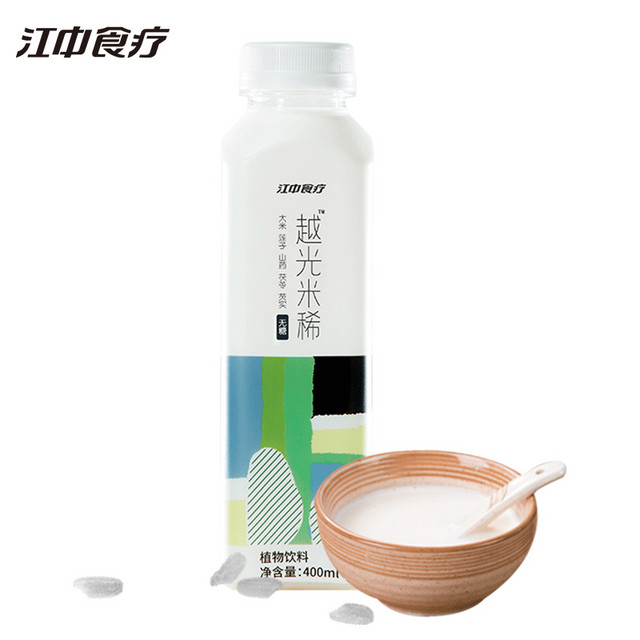 JZJK 江中健康 江中猴姑 越光米稀无糖植物饮料 400ml*6瓶装