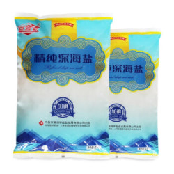 迎客松 加碘精纯深海盐 2.5kg*2袋