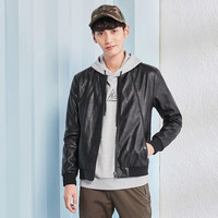 Semir 森马 男士仿皮夹克