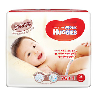 HUGGIES 好奇 铂金装系列 纸尿裤 S76+4片