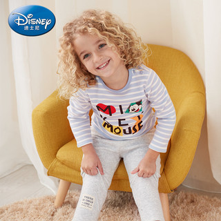 Disney baby 迪士尼宝宝 儿童黄金绒加绒保暖两件套