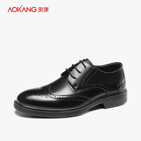 AOKANG 奥康 183210090 男士布洛克雕花皮鞋