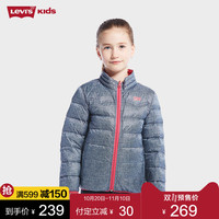 Levi's 李维斯 女童立领双面穿羽绒服