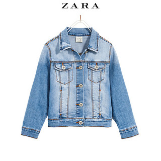 ZARA 04433609406 女童浅色牛仔外套 