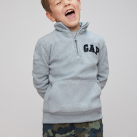 Gap 314696-2 W 男童logo徽标珊瑚绒卫衣