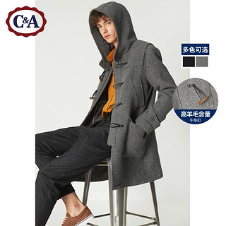 C＆A CA200210724 男士牛角扣大衣